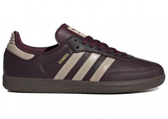 Adidas Samba Maroon Crystal Sand Kikokickz