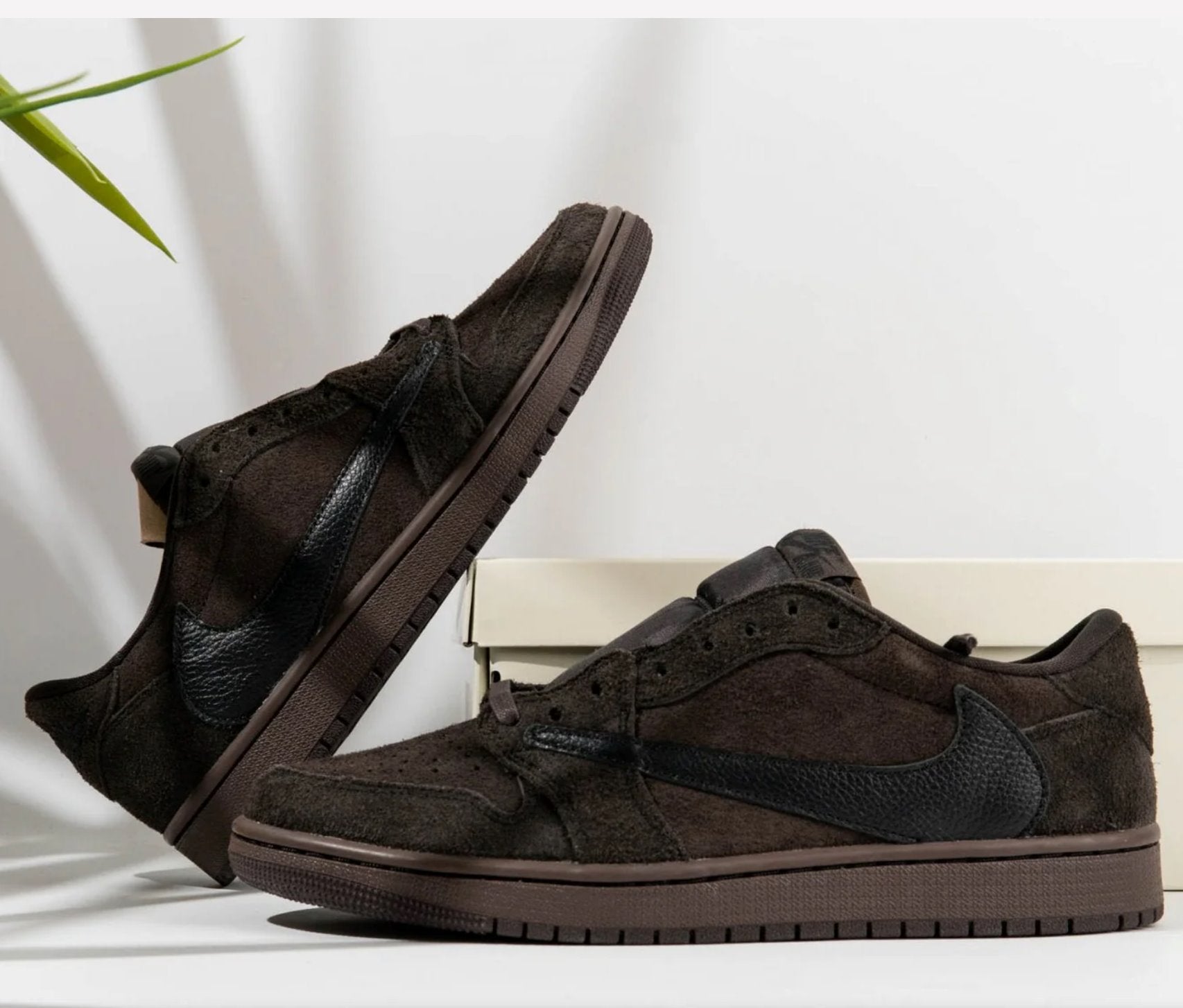 Jordan 1 Retro Low OG SP Travis Scott Velvet Brown Jordan 1 kikokickz