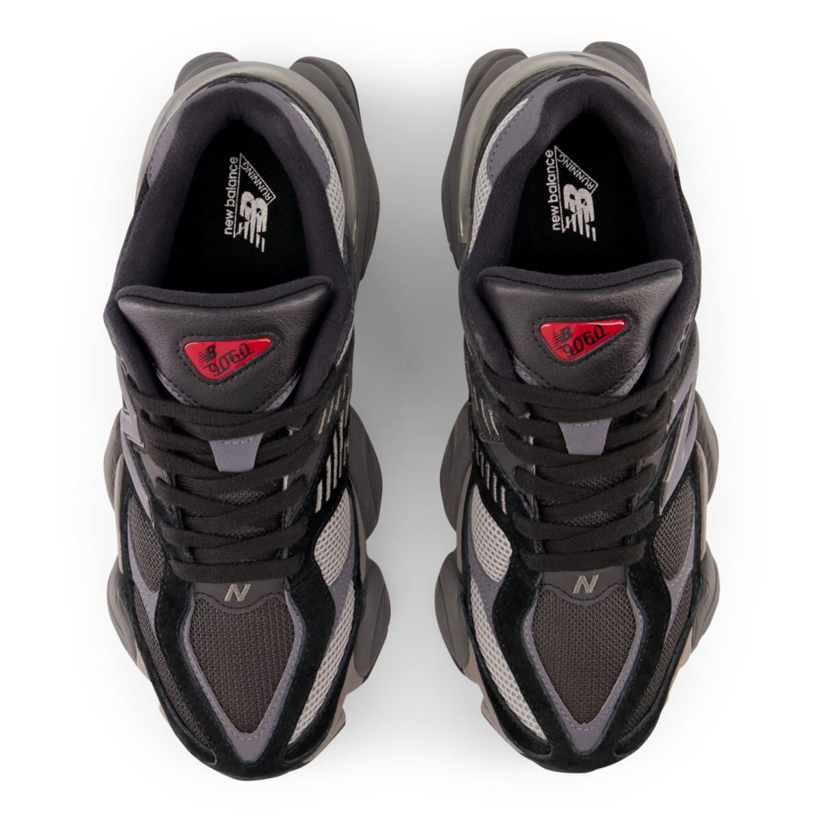 New Balance 9060 Black Castlerock Grey New Balance kikokickz