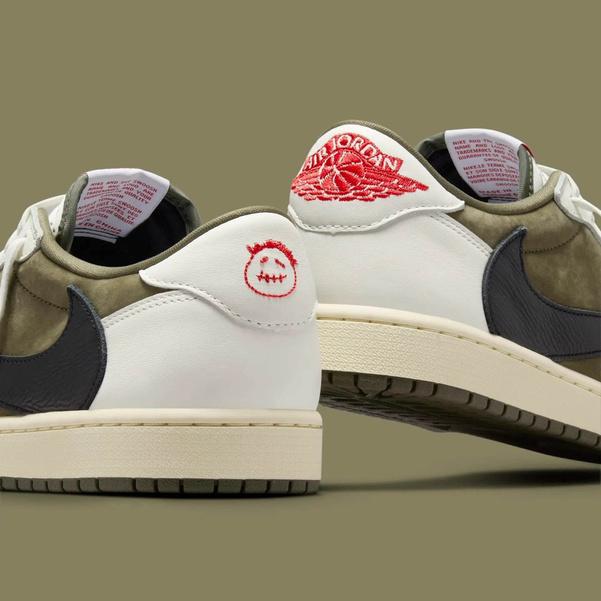 Travis Scott x Air Jordan 1 Low OG “Medium Olive” Jordan 1 Kikokickz