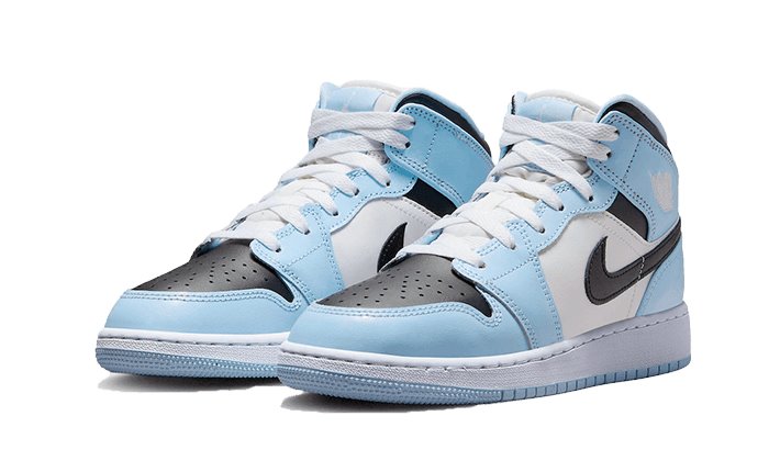 Air Jordan 1 Mid Ice Blue Kikokickz