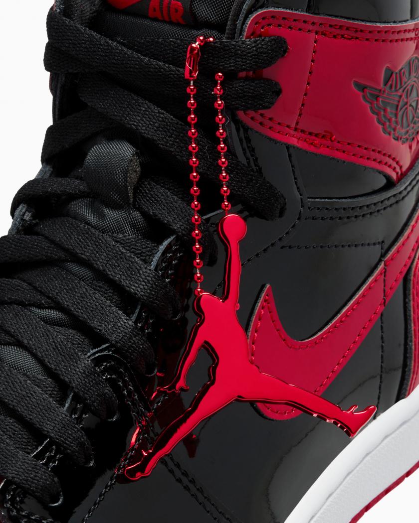 Jordan 1 High OG Patent Bred Kikokickz