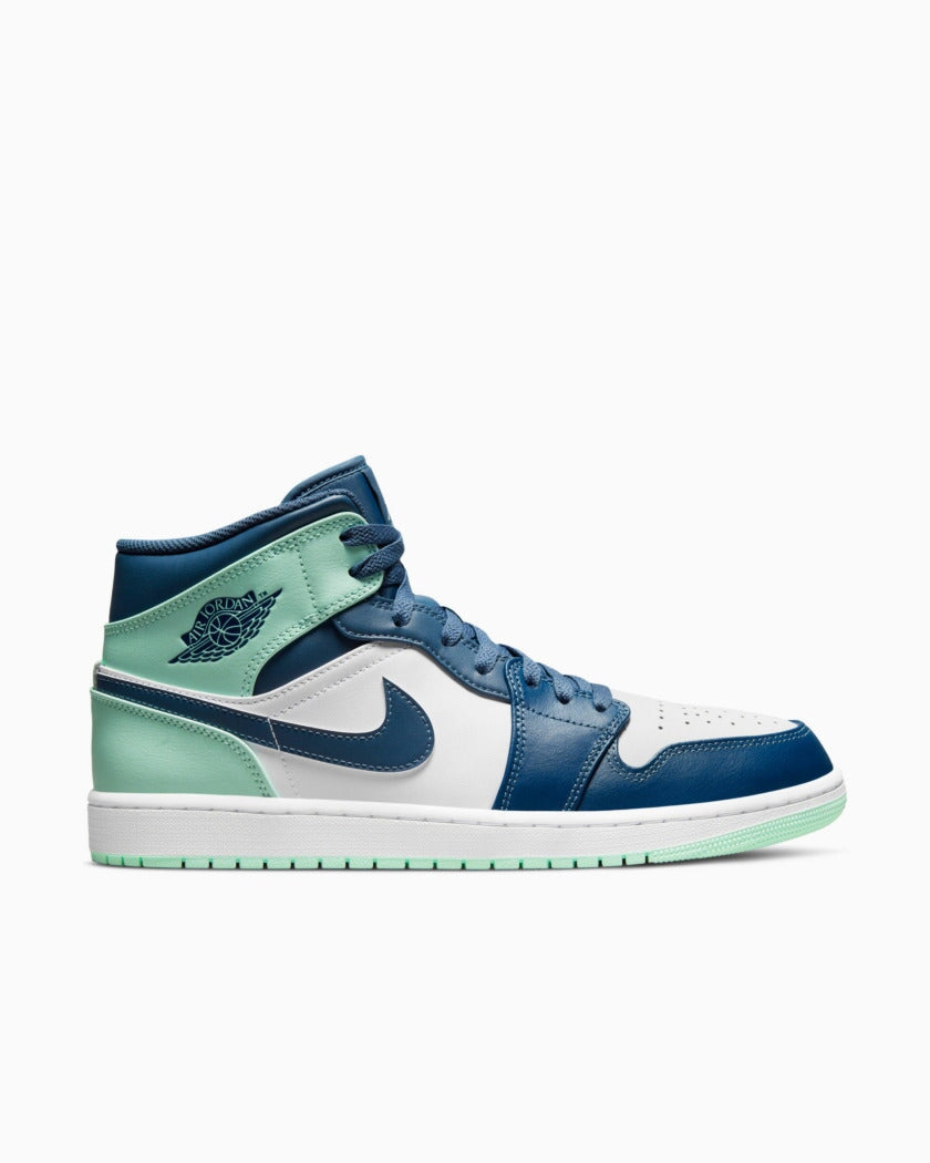 Jordan 1 Mid Blue Mint kikokickz