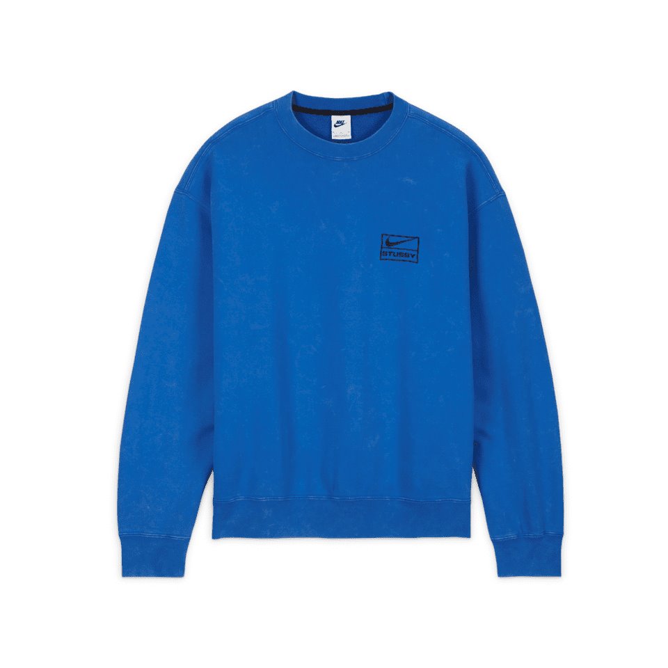 Nike x Stüssy Washed Blue Fleece Fleece kikokickz