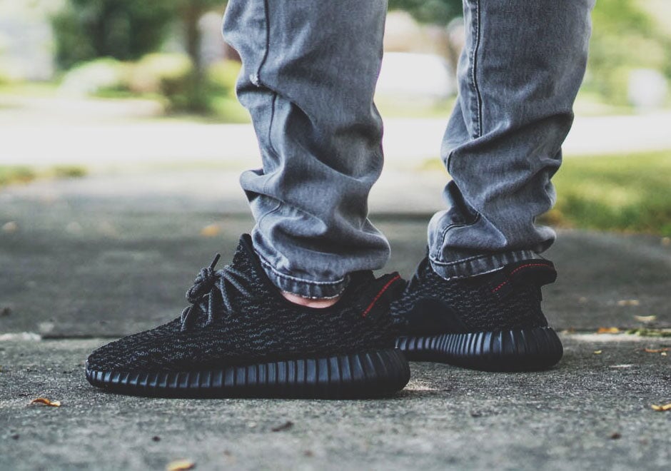 Yeezy 350 V1 Pirate Black Yeezy Boost 350 Kikokickz