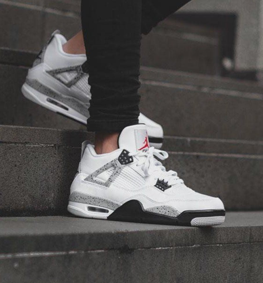 Jordan 4 Retro White Cement (2025) Jordan 4 Kikokickz 