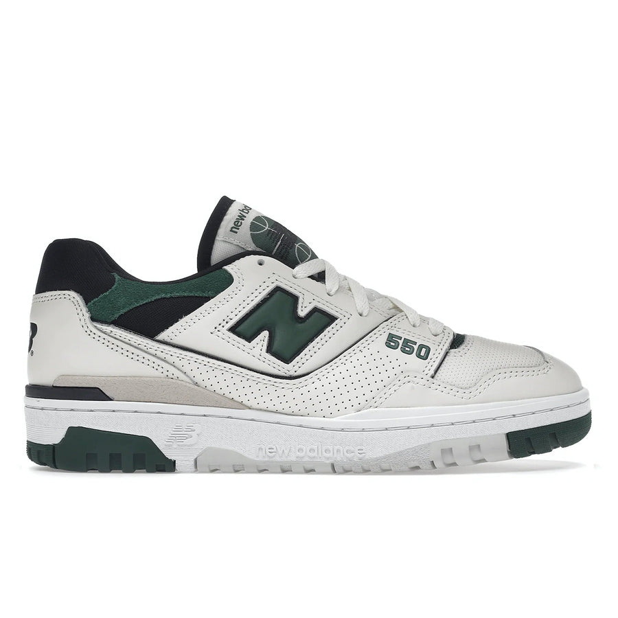 New Balance 550 Sea Salt Pine Green New Balance Kikokickz 