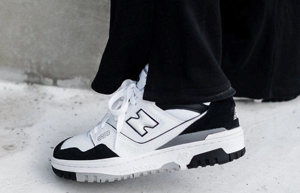 New Balance 550 White Black Rain Cloud New Balance kikokickz 