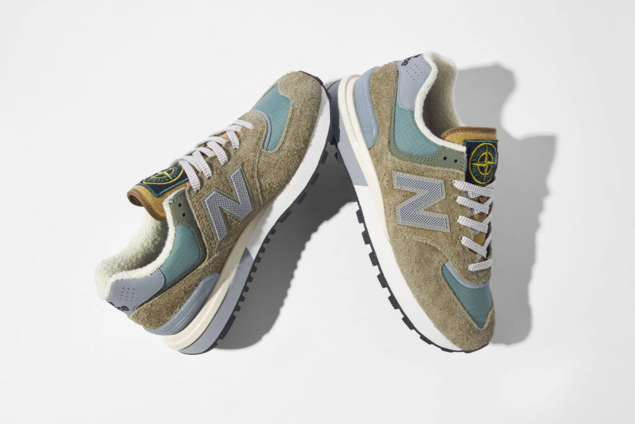 New Balance 574 Legacy x Stone Island Steel Blue New Balance kikokickz 